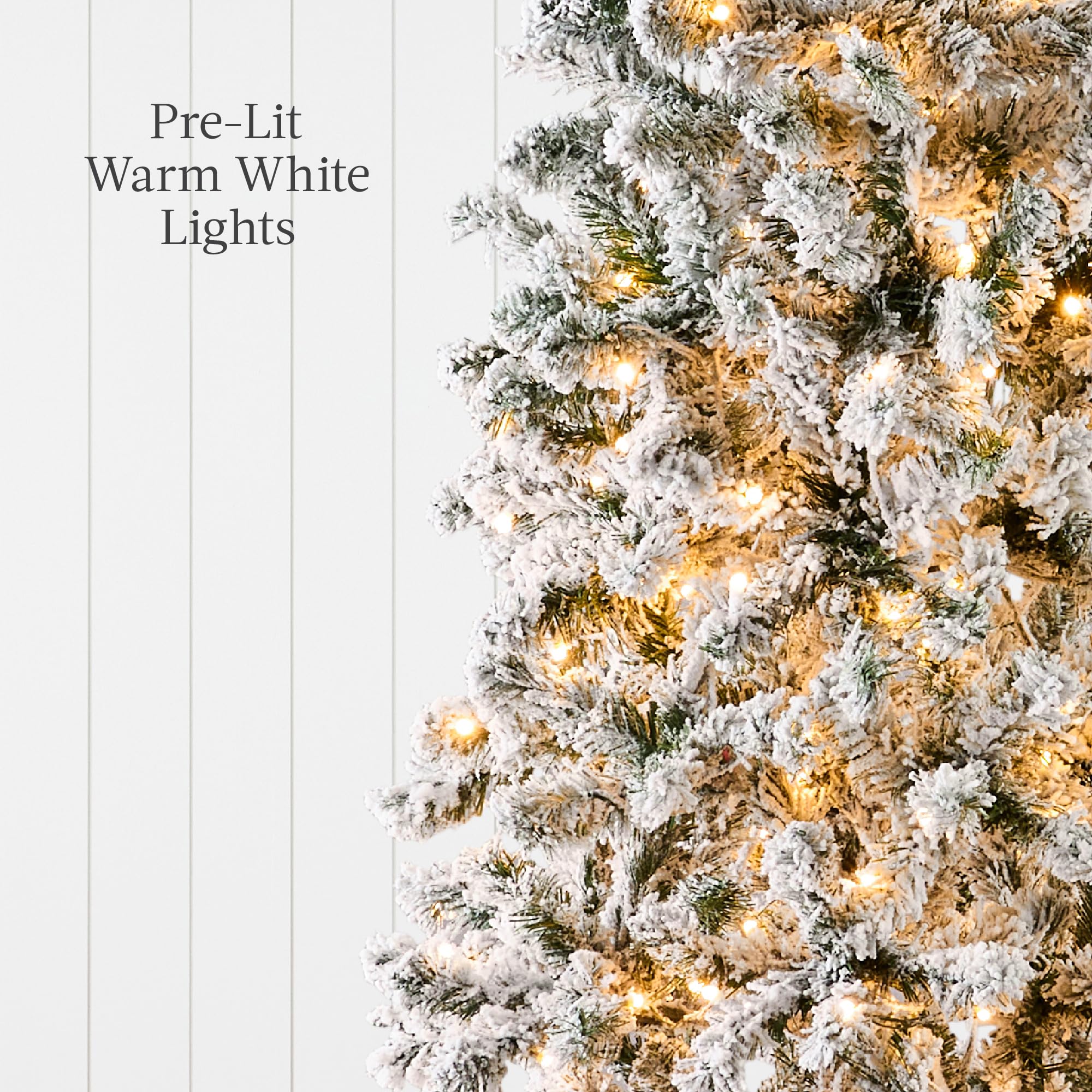Best Choice Products Flocked Pencil Christmas Tree, Pre-Lit Slim Artificial Holiday Decoration, 6ft Lighted Skinny w/Base, Warm